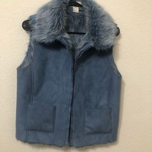 Lisa International Women’s Furry Vest